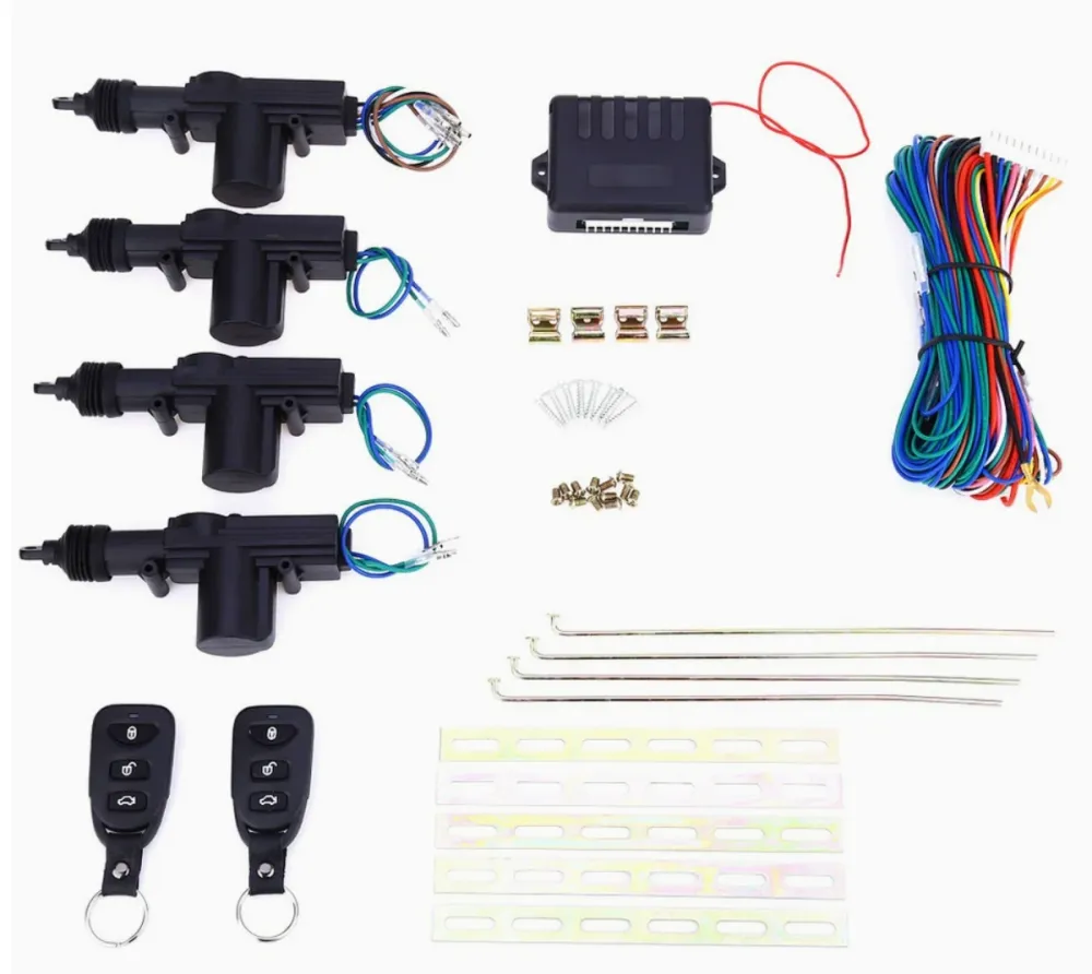Universal Car 2 Remote Central Kit Dørlås Køretøj Nøglefrit adgangs system DT