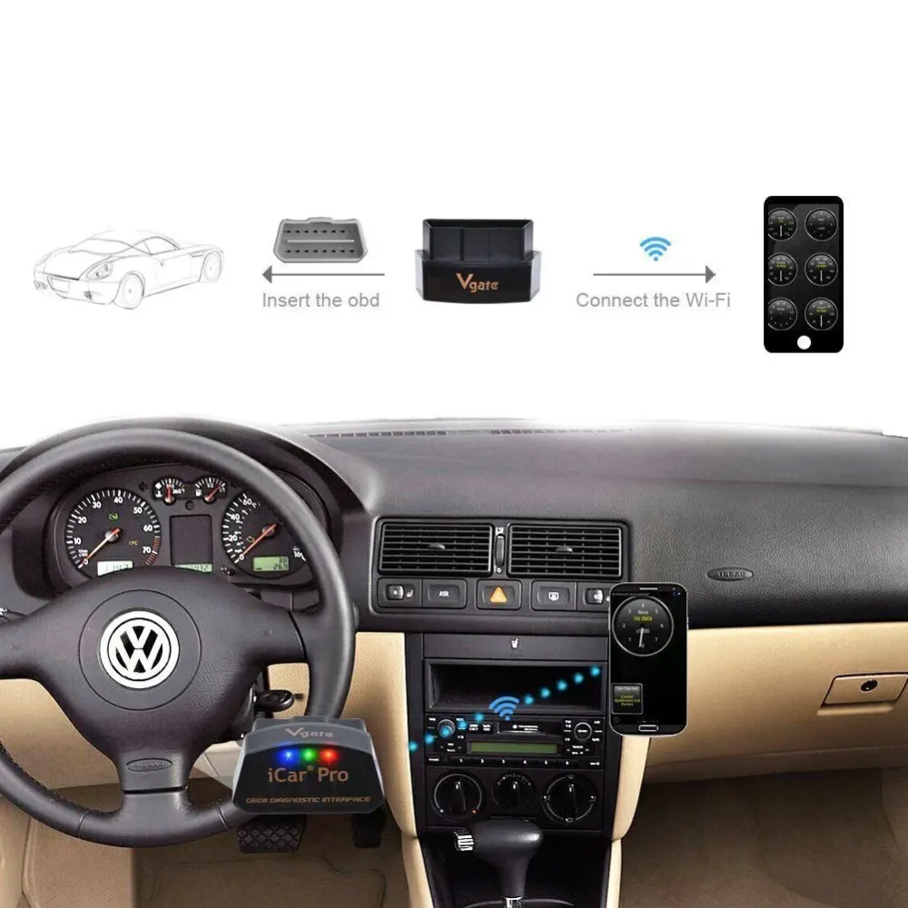 Vgate iCar Pro WiFi-adapter til Bimmercode-app