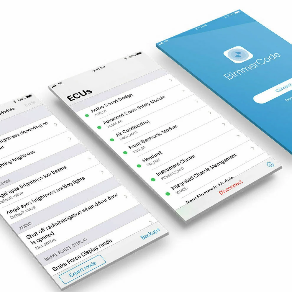 Vgate iCar Pro WiFi-adapter til Bimmercode-app