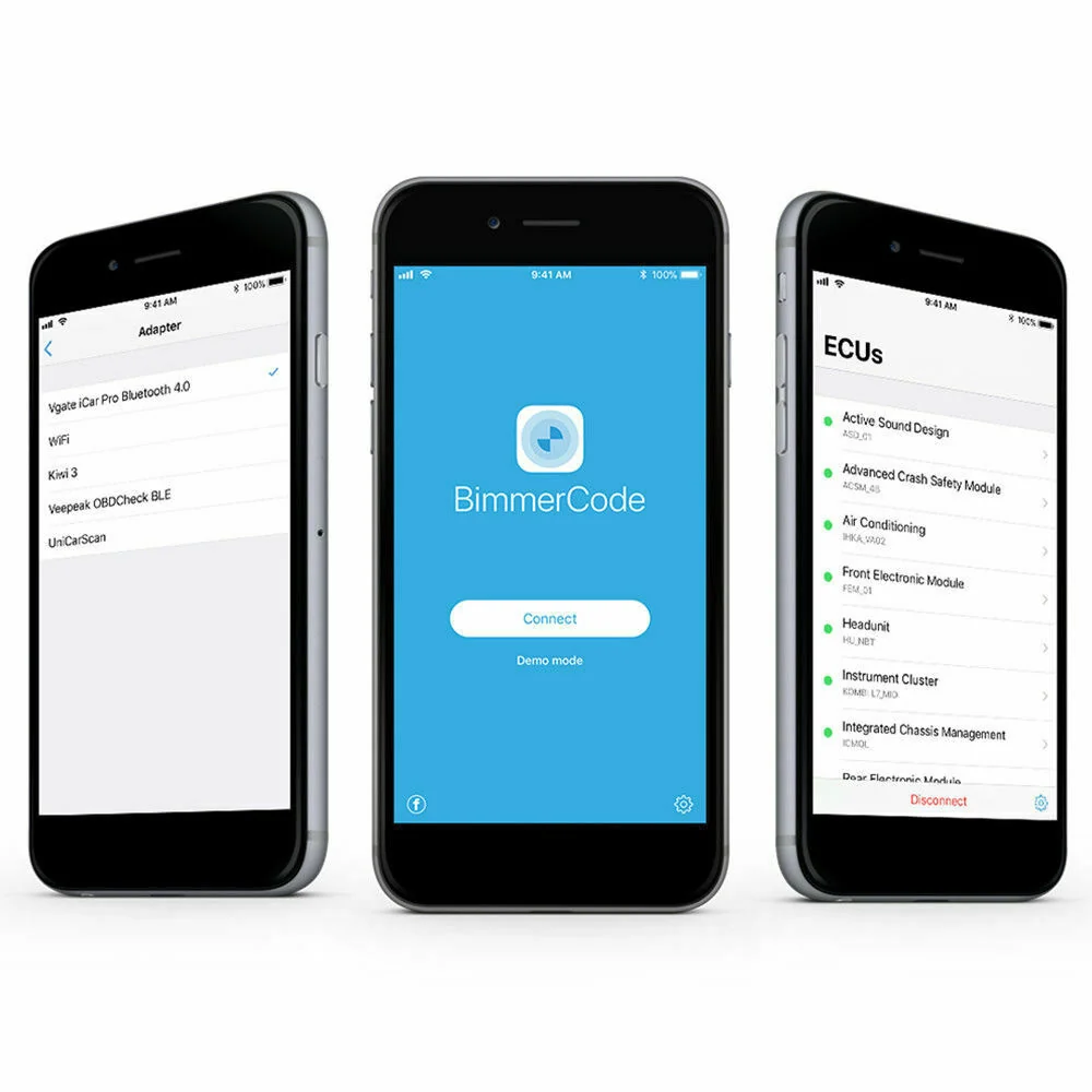 Vgate iCar Pro WiFi-adapter til Bimmercode-app