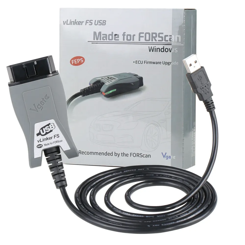 Vgate vLinker FS FORScan Adapter HSMS-CAN OBD2 Diagnostic Scanner til Ford Mazda