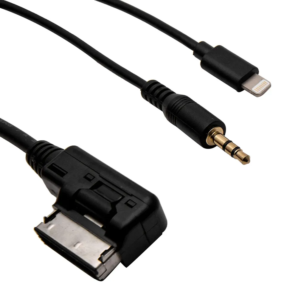 AMI MMI Audio Interface Lead Connector Audi VW iPhone 5 6 7 8 Car Cable AUX