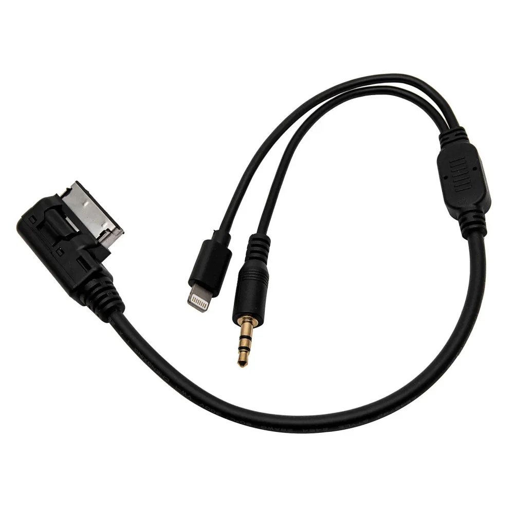 AMI MMI Audio Interface Lead Connector Audi VW iPhone 5 6 7 8 Car Cable AUX