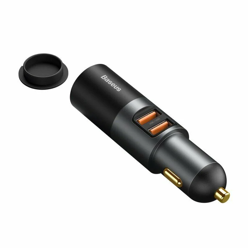 Baseus 120W bil mobiloplader Type C USB PD3.0 Time-saving opladning cigaret tænder adapter