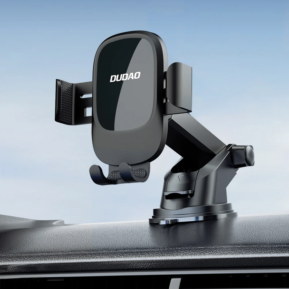Dudao F5N+ gravity car holder med sugekop til forrude eller instrumentbræt - ebony
