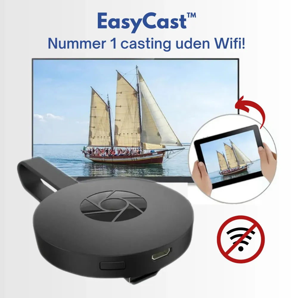 EasyCast™ | Opnå trådløs CarPlay & Android Auto – uden kabler eller besvær