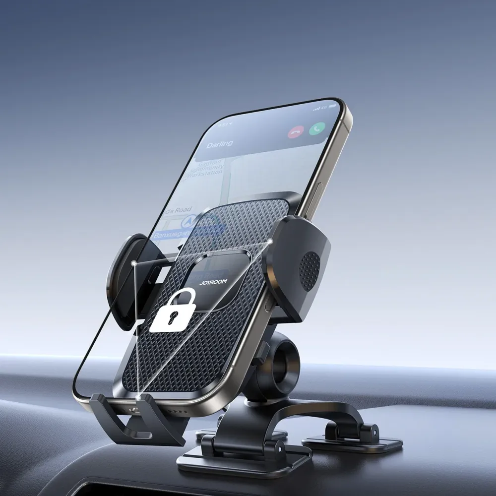 Joyroom JR-ZS259 clamp car holder three adjustable legs - black