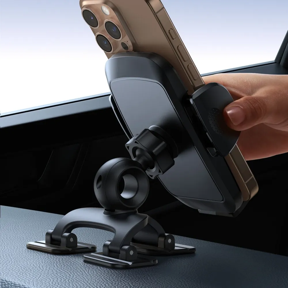 Joyroom JR-ZS259 clamp car holder three adjustable legs - black