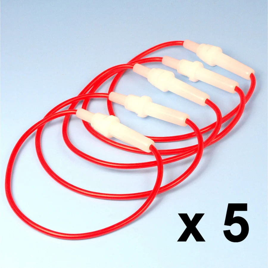 5 x kvalitets inline glas sikrings holder 30 mm AGC sikrings holder stænksikker skruetype
