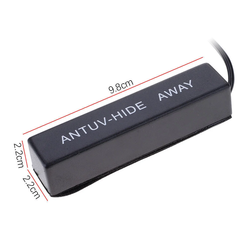 Universal Car Hidden Amplified Antenne Kit 12V Elektronisk Stereo AM FM Radio