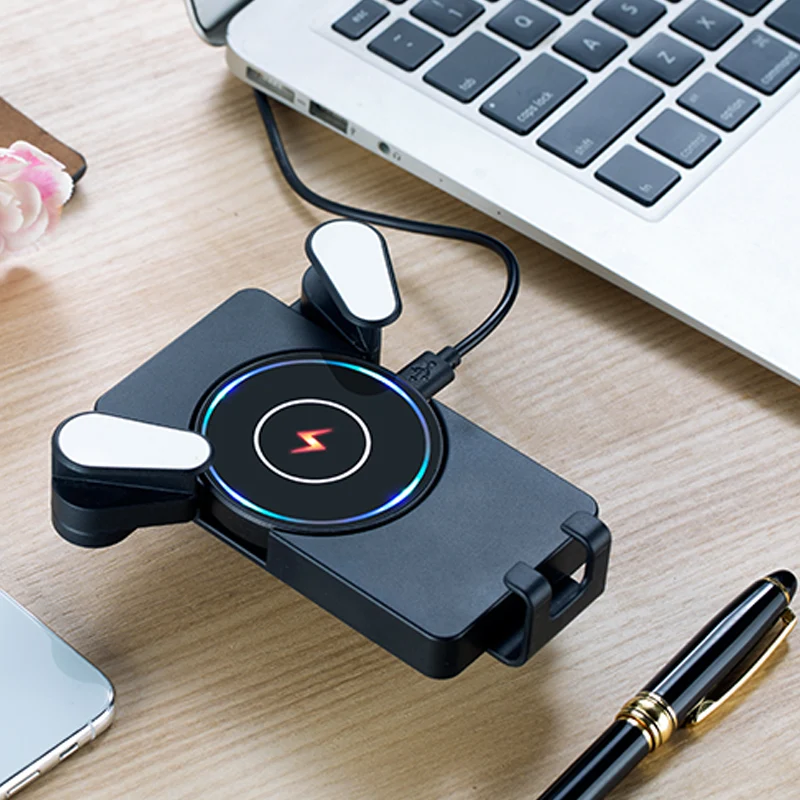 Wireless Automatic Clamping Fast Charging Car Charger Mount Holder Stand Modern