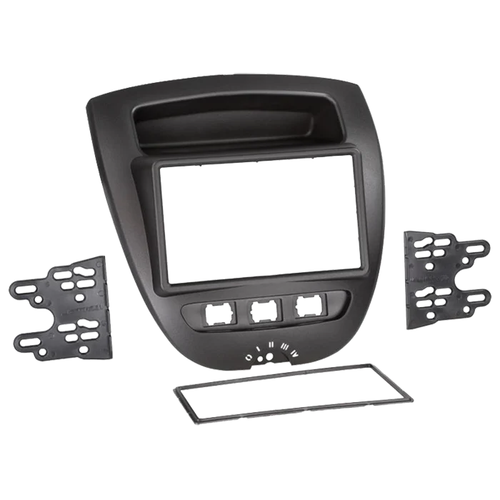 2-DIN Ramme til Aygo, C1 og Peugeot 107 2004-2014
