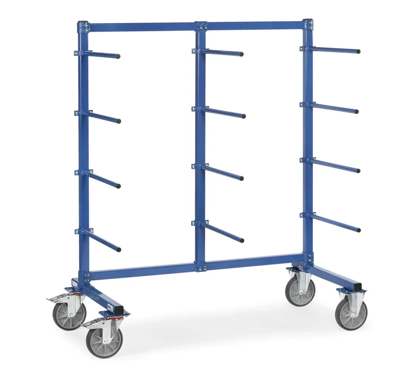 Aflæggervogn - enkelt - PVC beskyttelse 1600 mm