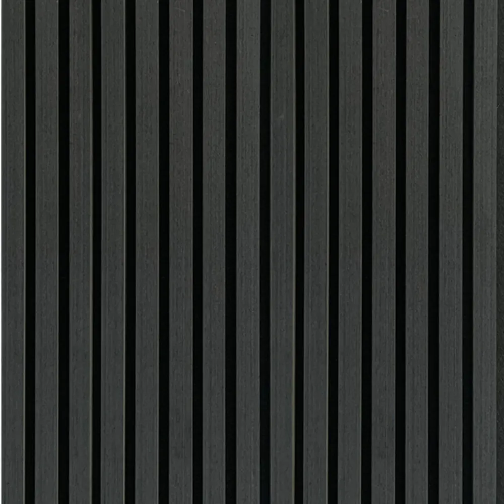 Akustikpanel i charcoal egetræsfiner 2400x520x18 mm (Pris pr. stk. ved køb af 4) RESTPARTI