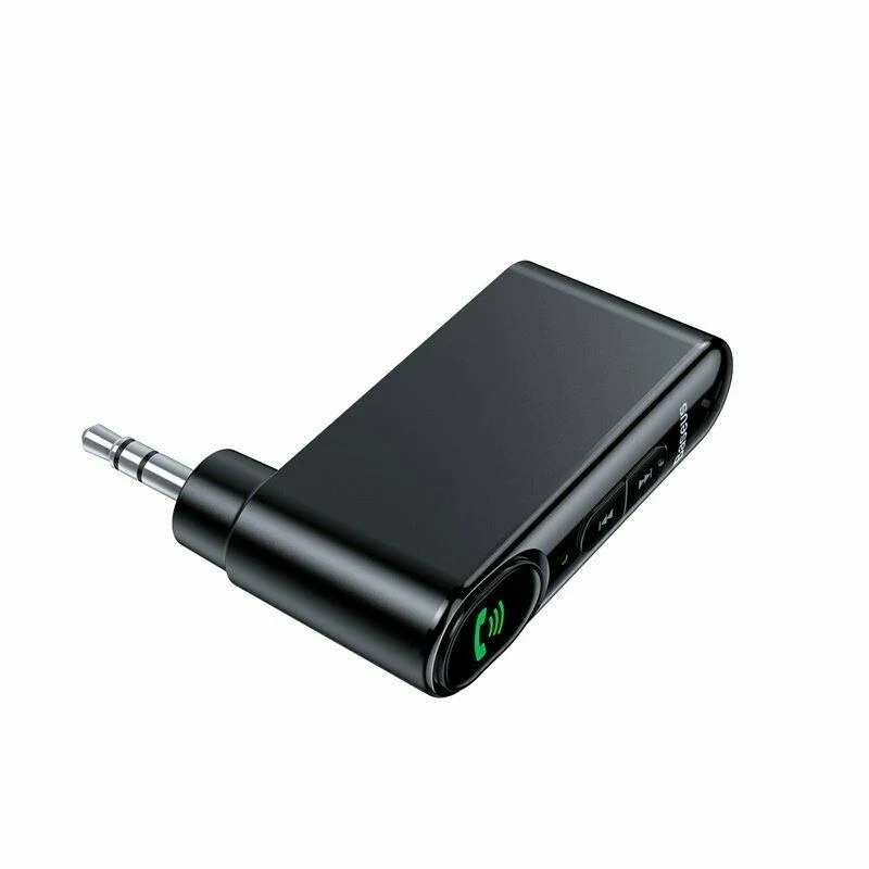Baseus Bilmodtager Bluetooth5.0 Trådløs lyd Stereo Music AUX Adapter Mic