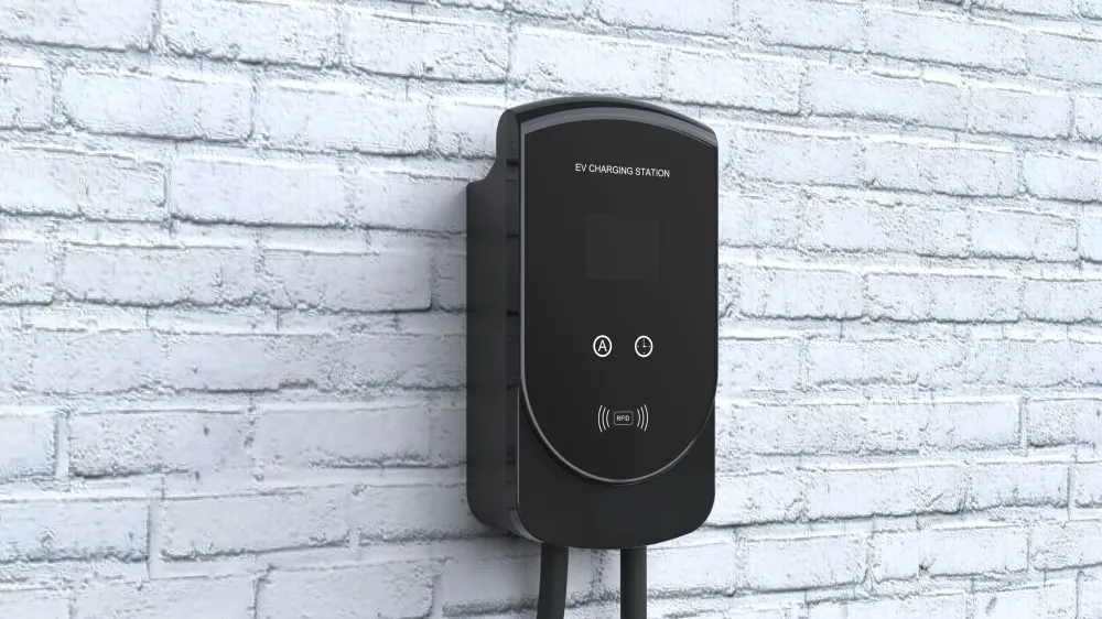 K2 EV-oplader, vægmonteret, EU-standard, version til hjemmebrug, 11KW, 16A, 3 Phase
