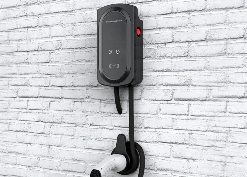 K2 EV-oplader, vægmonteret, EU-standard, version til hjemmebrug, 11KW, 16A, 3 Phase