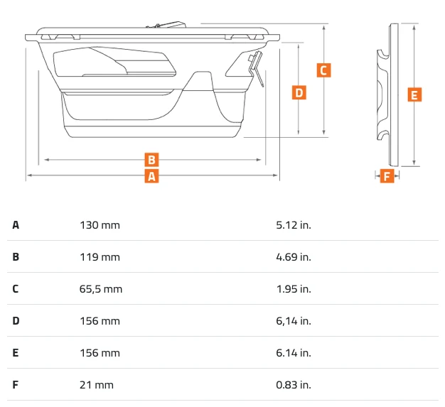 HERTZ CENTO 130MM COAXIAL HøJTTALER, 2-VEJS
