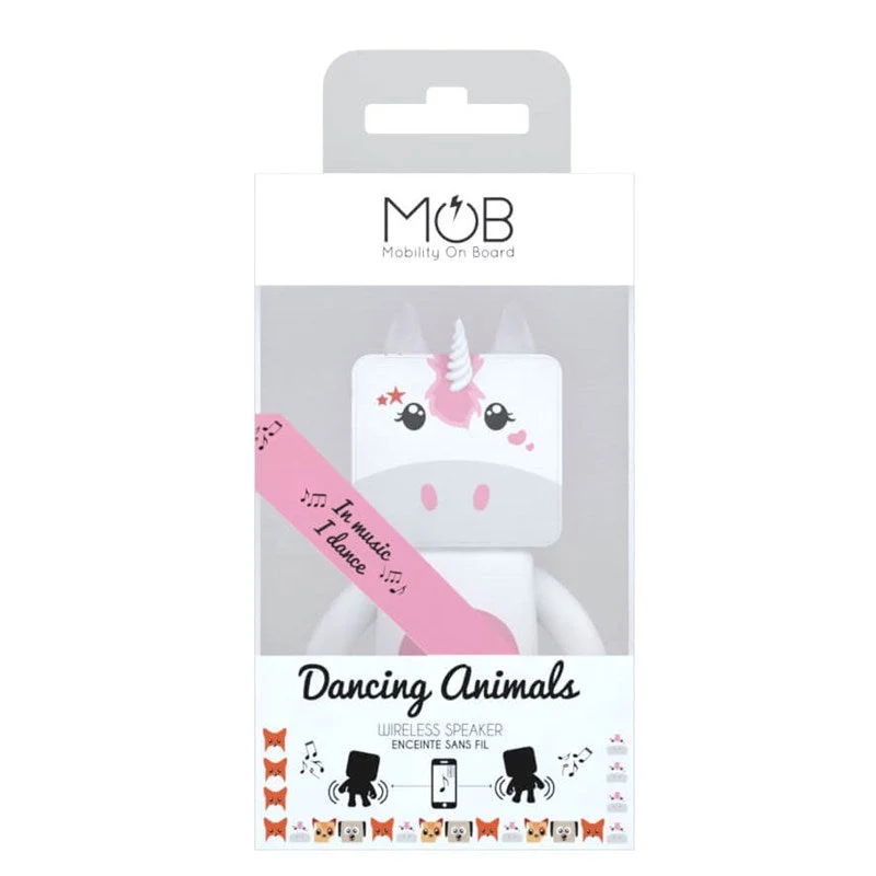 MOB - Dancing Animal Wireless pairing Højttaler - Unicorn