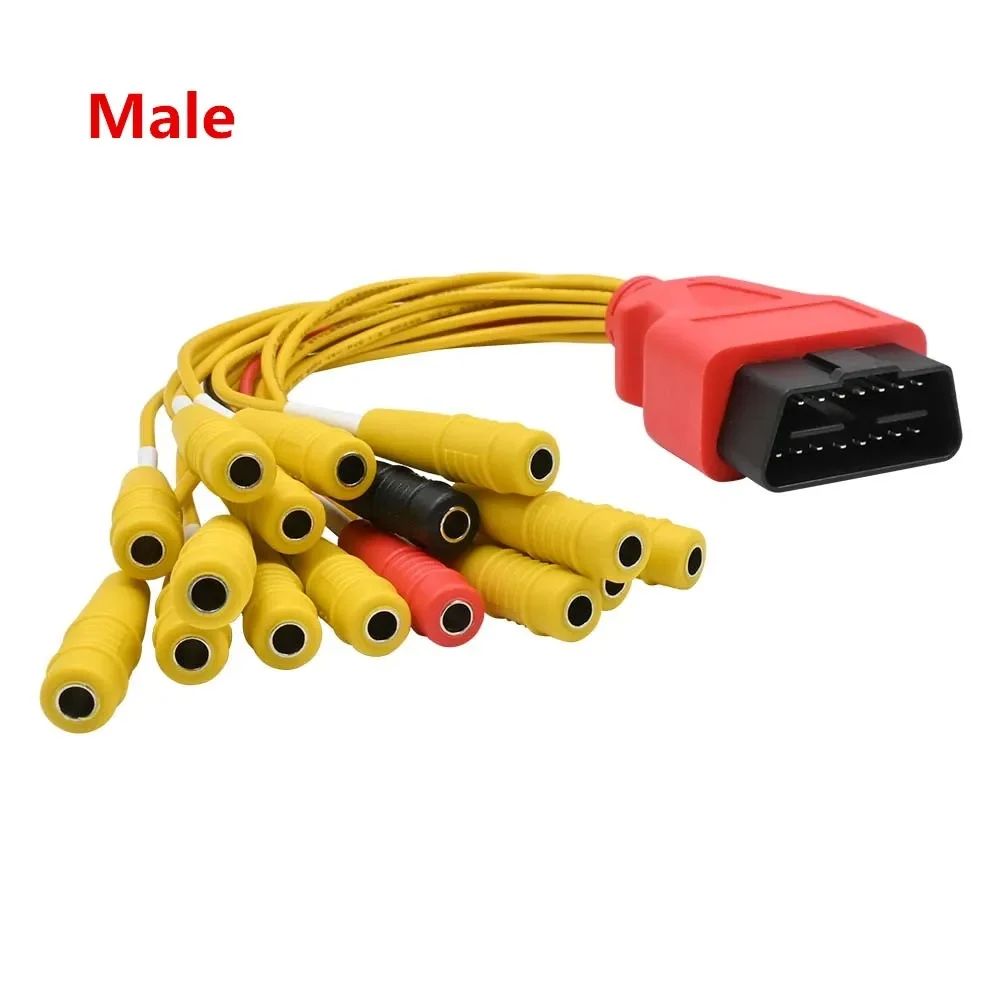 OBD Universal Jumper Bil stik 16 Pin Han Hun Fejl diagnose Værktøj Børste ECU Jumper
