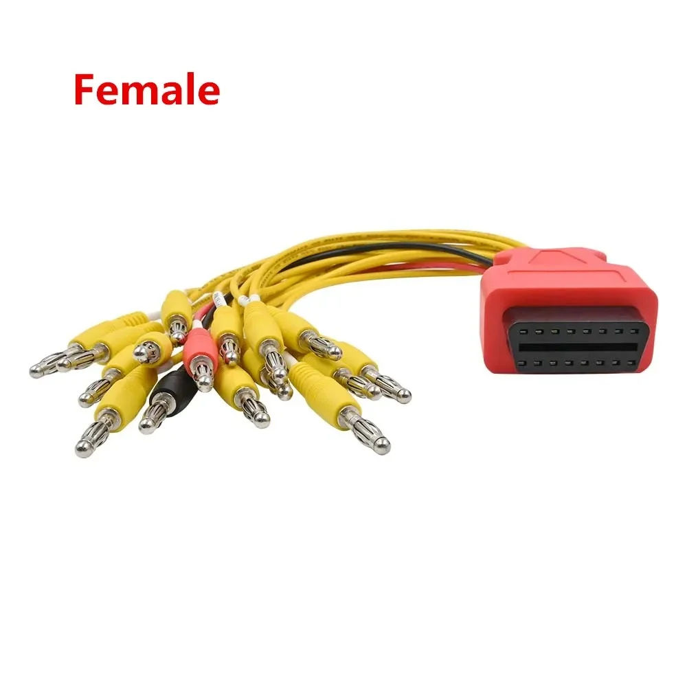 OBD Universal Jumper Bil stik 16 Pin Han Hun Fejl diagnose Værktøj Børste ECU Jumper