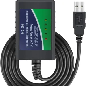 OBD2 Diagnostic Scanner ELM327 V1.5 USB ELM 327 med PIC18F25K80 Chip