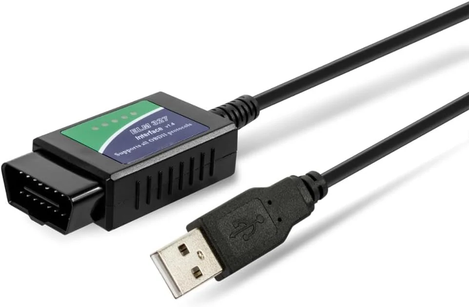 OBD2 Diagnostic Scanner ELM327 V1.5 USB ELM 327 med PIC18F25K80 Chip