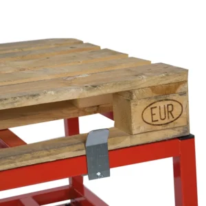 1 sæt pallestyring pallevogne, el-galvaniseret - Kongamek