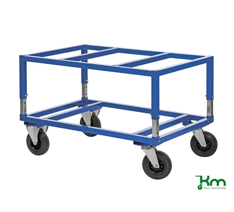 Pallevogn med adaptable overbygning 800 kg - Bremsehjul - Kongamek