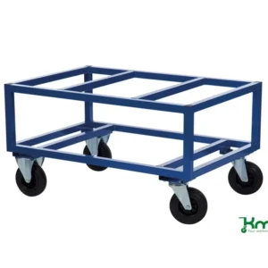 Pallevogn med stiv overbygning 800 kg - Bremsehjul - Kongamek
