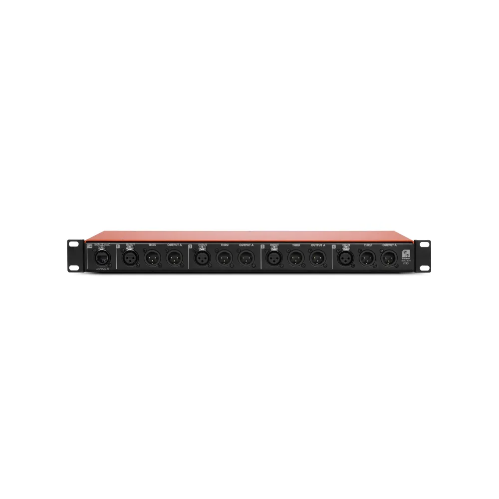 Palmer DELTA 4PM - 4-kanals passiv mikrofon-splitter med lyd over Cat