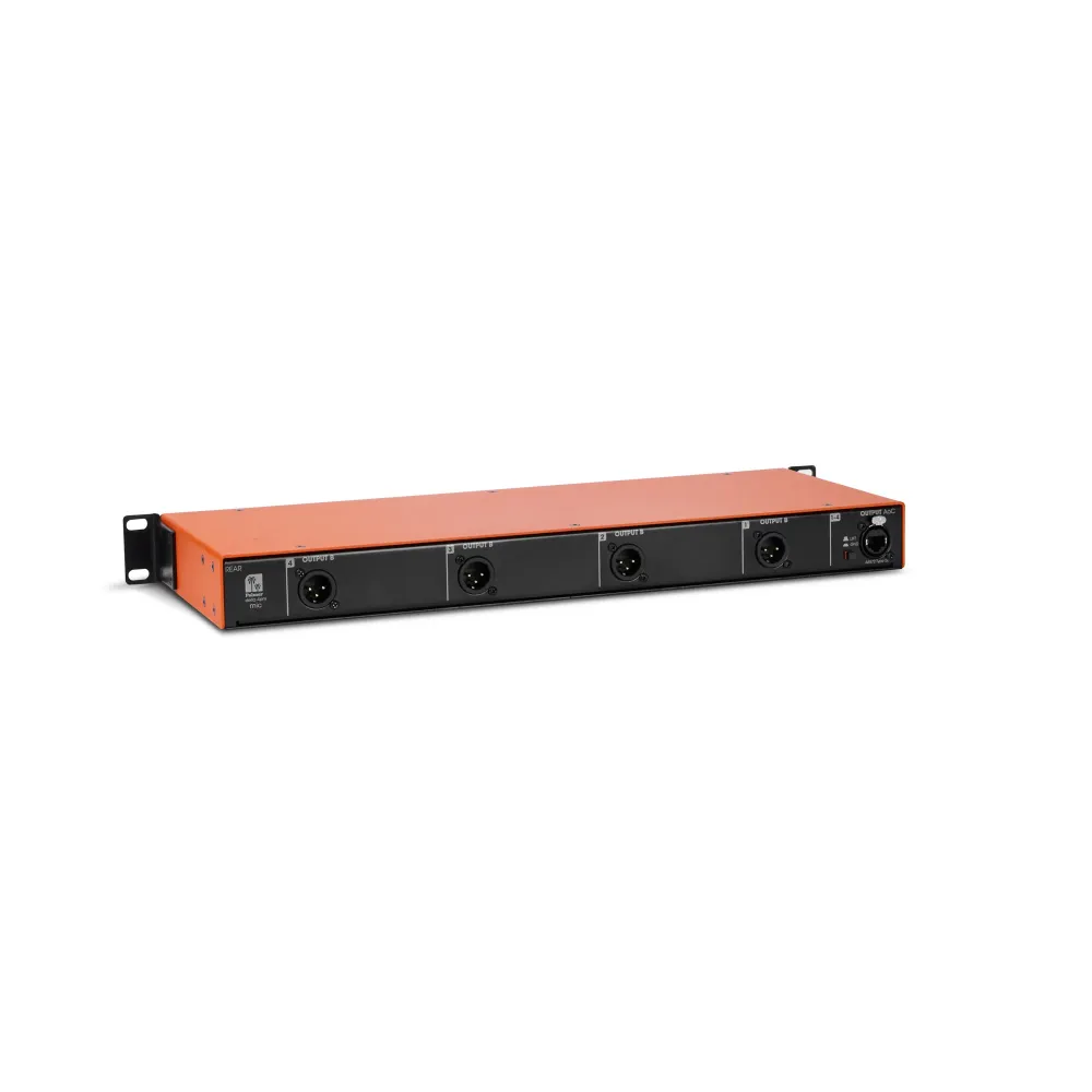 Palmer DELTA 4PM - 4-kanals passiv mikrofon-splitter med lyd over Cat