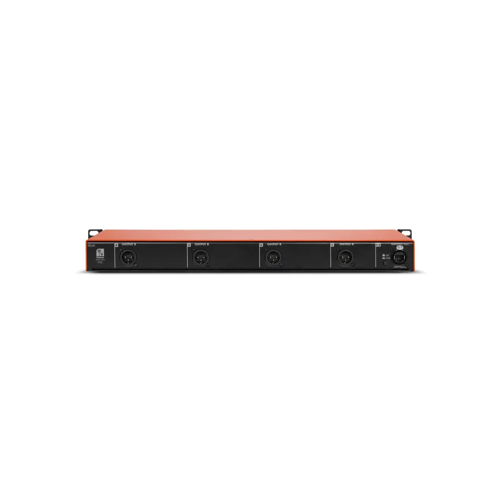 Palmer DELTA 4PM - 4-kanals passiv mikrofon-splitter med lyd over Cat