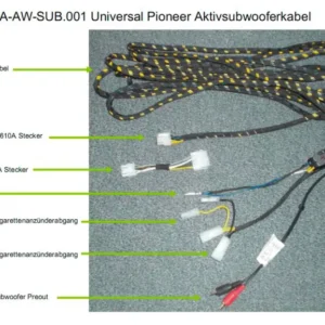 Pioneer CA-AW-SUB.001 Kabelsæt til Aktiv Subwoofer