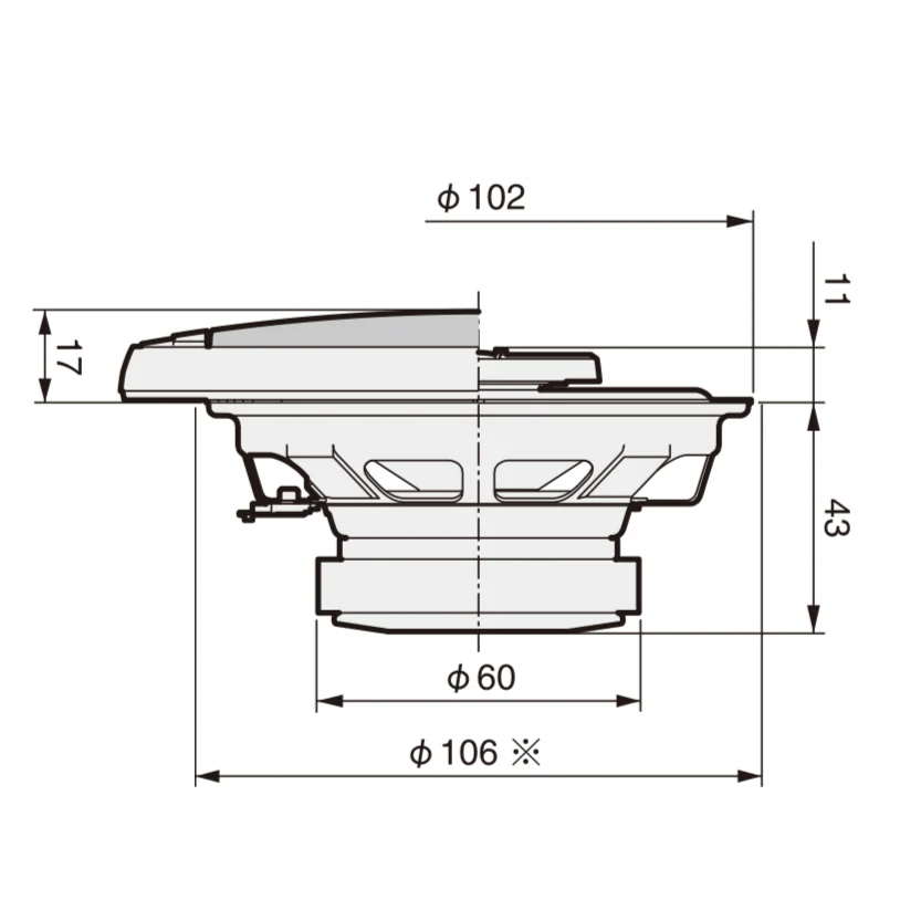 Pioneer TS-G1020F 2-vejs Bilhøjttalere (10cm, 4")