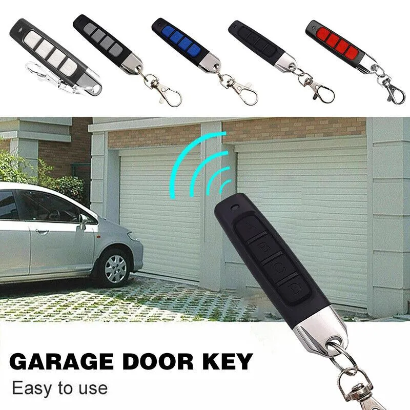 RemoteDuplicate 1+1 GRATIS - Fjernbetjening Duplikat Garage Døre, Porte og Car Låse Sort