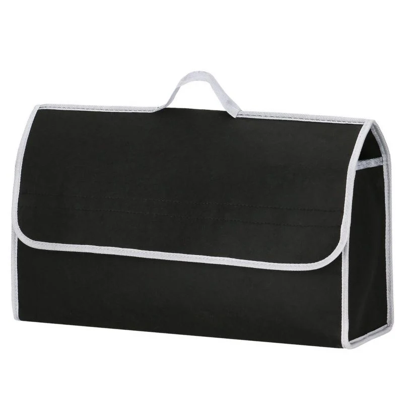 Springos filcbagageorganizer til bil, sort-grå, 1 stk.