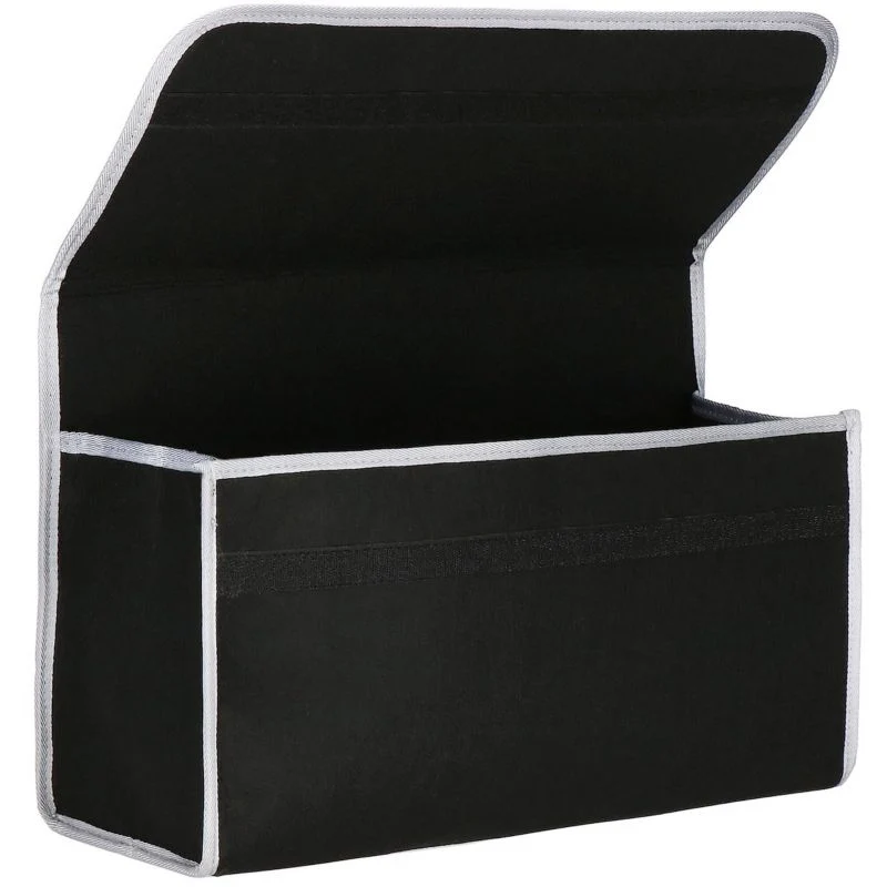 Springos filcbagageorganizer til bil, sort-grå, 1 stk.