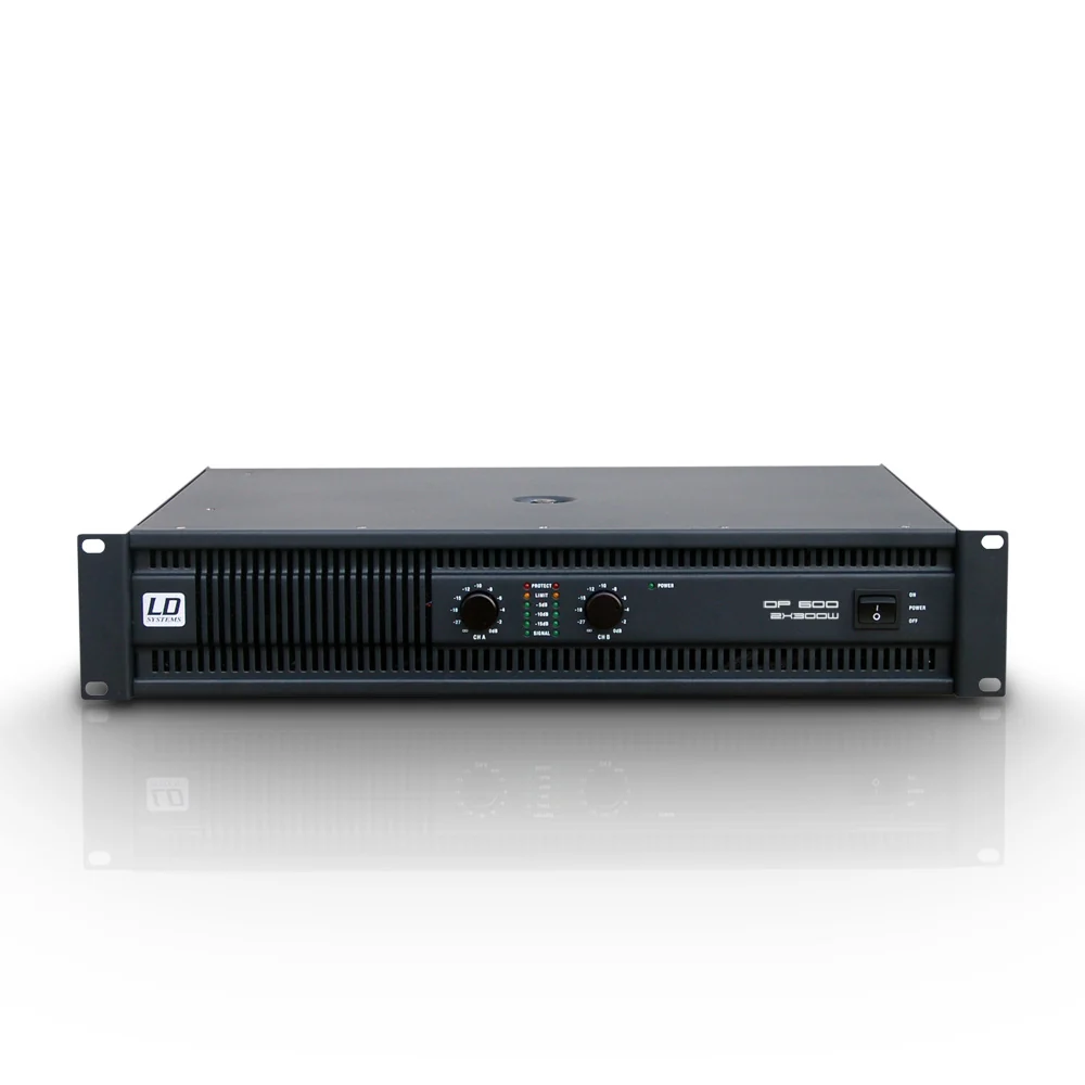 LD Systems DEEP2 600 - Effektforstærker (2x300W, 8 Ohm)