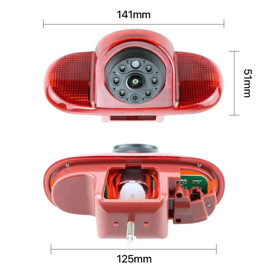 Bak kamera til Renault Trafic Mk2 X83 Opel Vivaro Mk1 bremselys