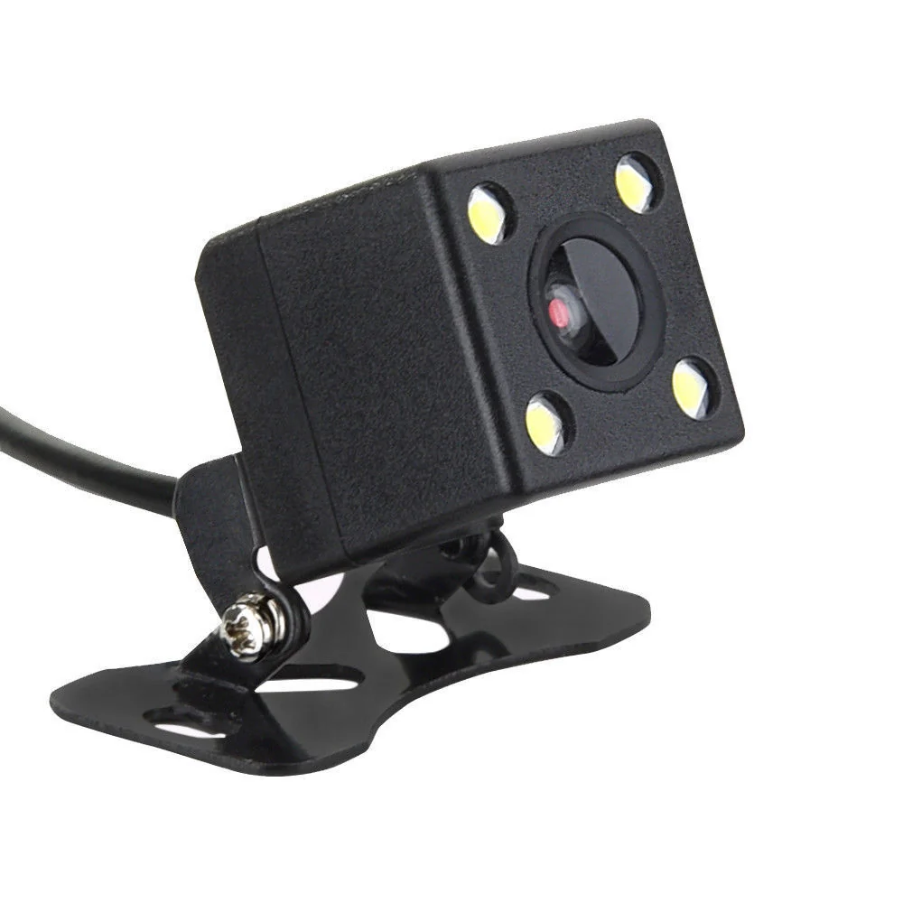 Baksiden bagfra Kameraets tilbagevendende parkering Cam Natvision Vandtæt 4 LED 170 ° HD