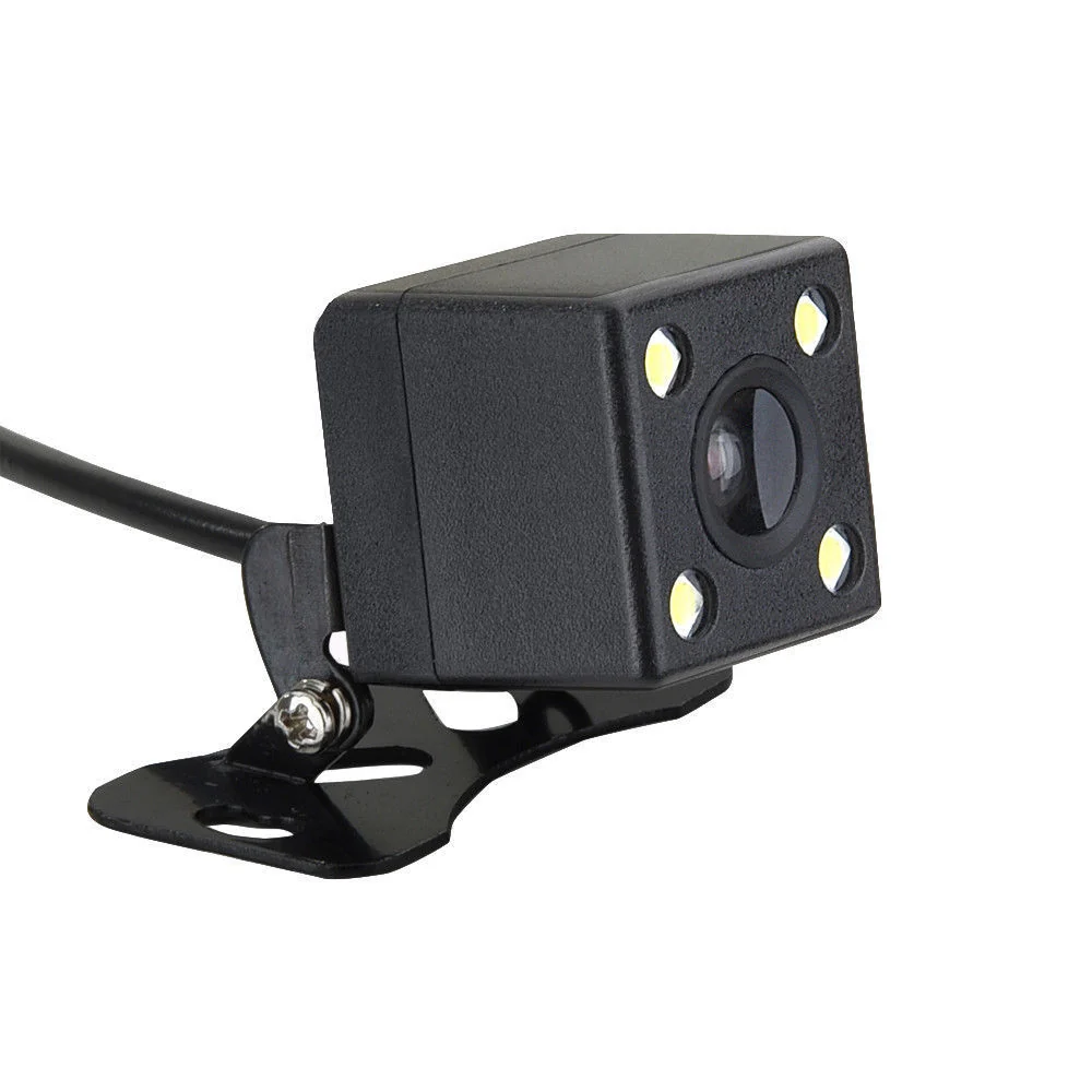 Baksiden bagfra Kameraets tilbagevendende parkering Cam Natvision Vandtæt 4 LED 170 ° HD