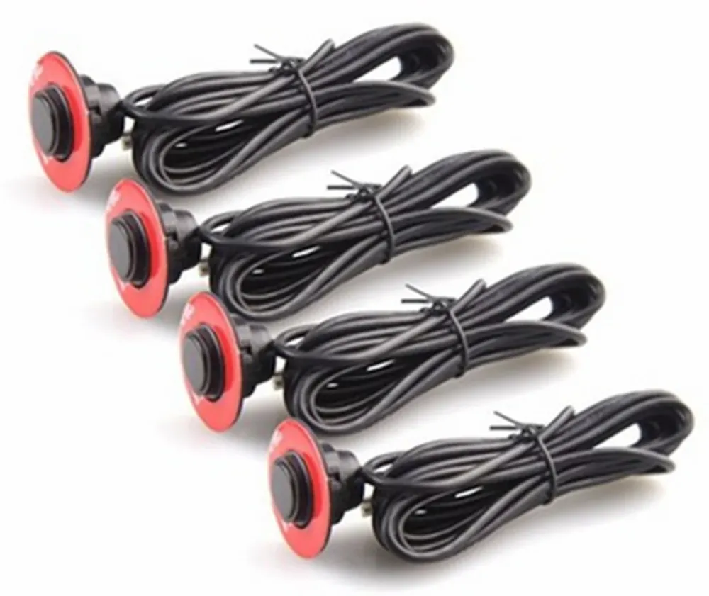 4 Parkerings sensorer Buzzer Car Reverse Backup Bagerste radarsystem Lydalarm Onyx