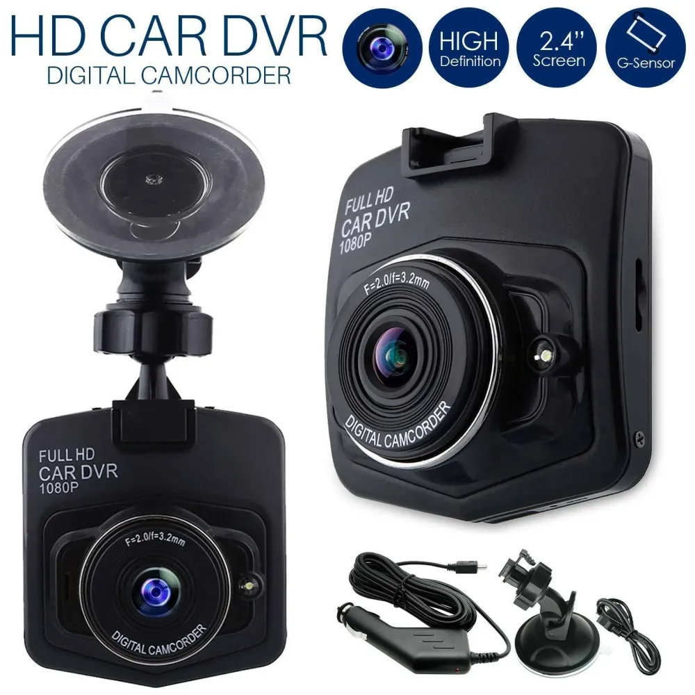HD 1080P Car DVR Camera Dash Cam Video Recorder Black Night Vision G sensor