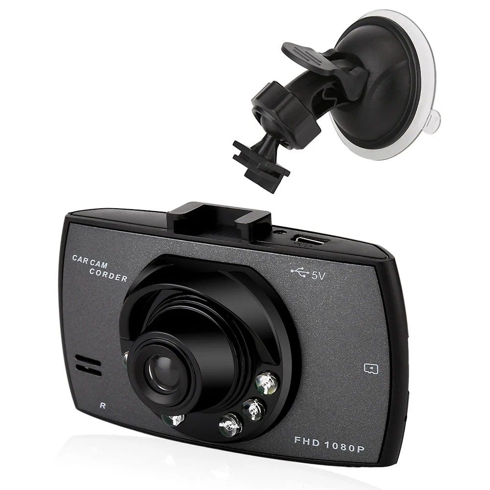 1080P 2,7 "LCD HD-bil DVR Køretøjskamera Videooptager Dash Cam Nattsyn