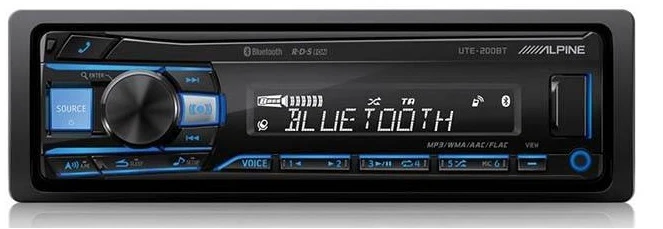 ALPINE UTE-200BT Bilradio m. Bluetooth-enabled og USB