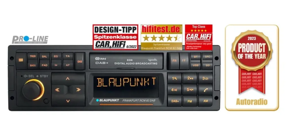 Blaupunkt Frankfurt RCM 82 Bilradio m. DAB+ og Wireless pairing