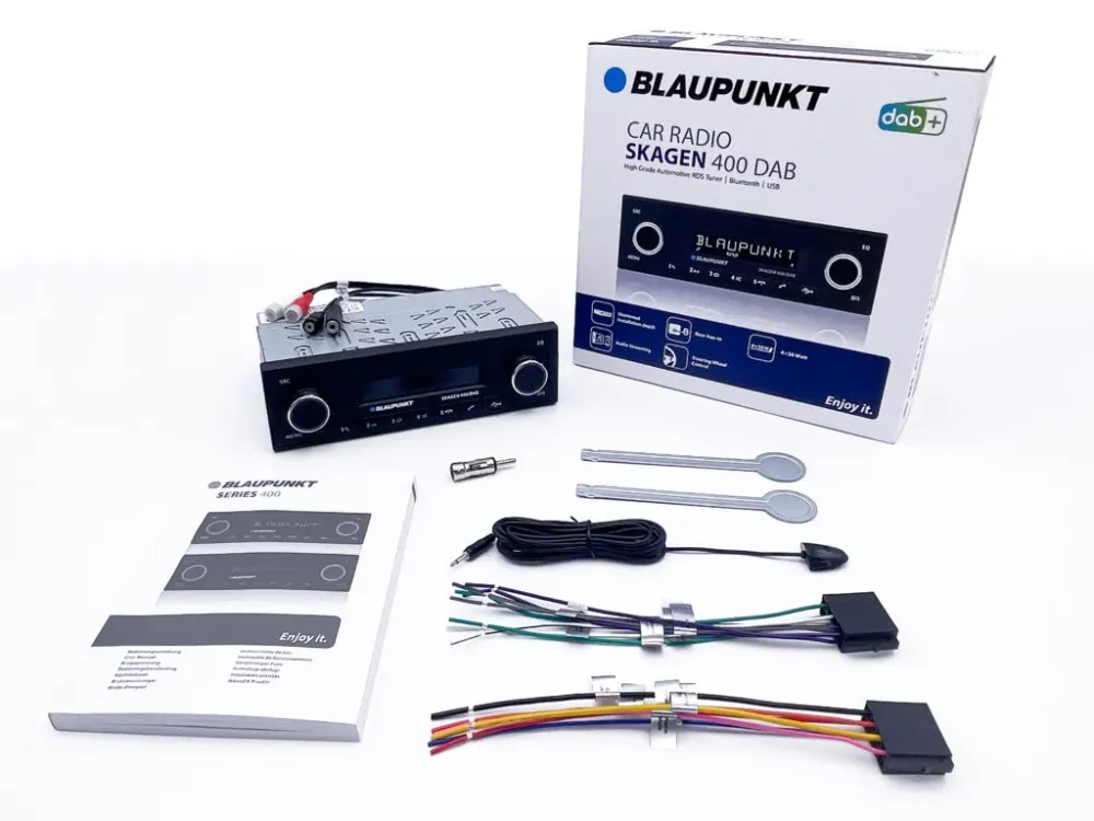 Blaupunkt Skagen 400 DAB Bilradio m. DAB, Wireless pairing, FM og DAB+