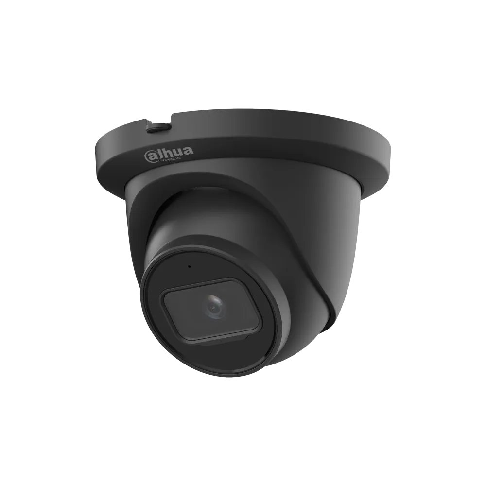 Dahua DH-IPC-HDW5842TM-ASE – 8MP AI Eyeball kamera med stable linse og IR Sort