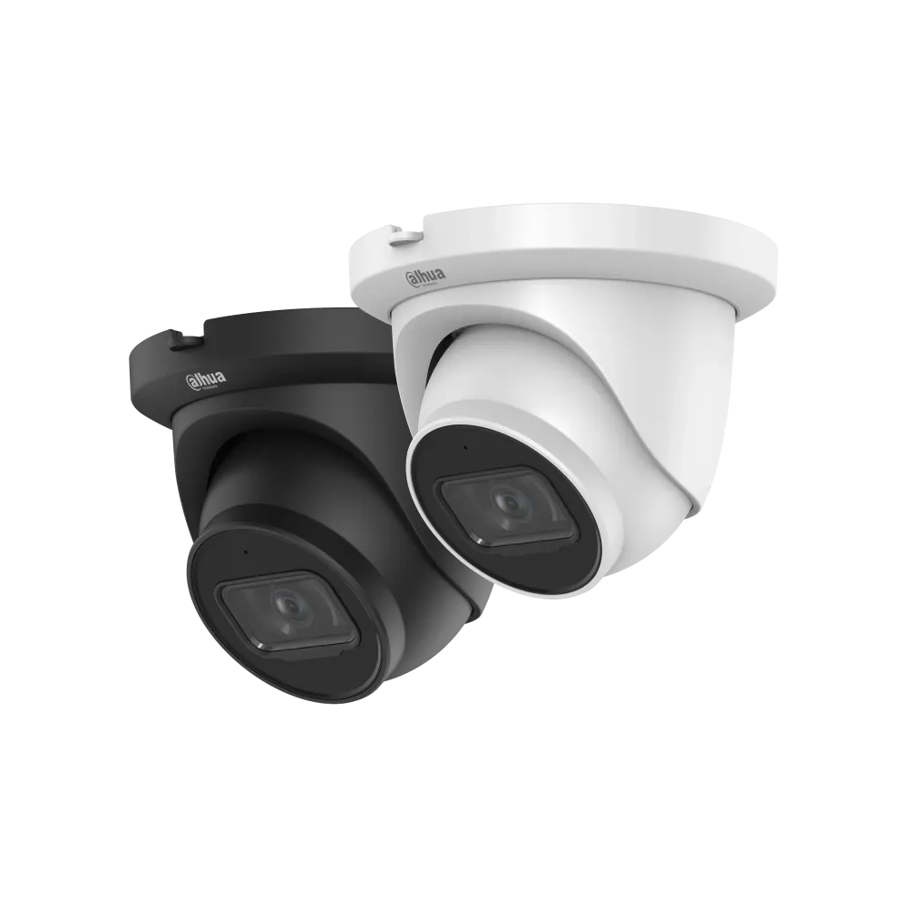 Dahua DH-IPC-HDW5842TM-ASE – 8MP AI Eyeball kamera med stable linse og IR Sort